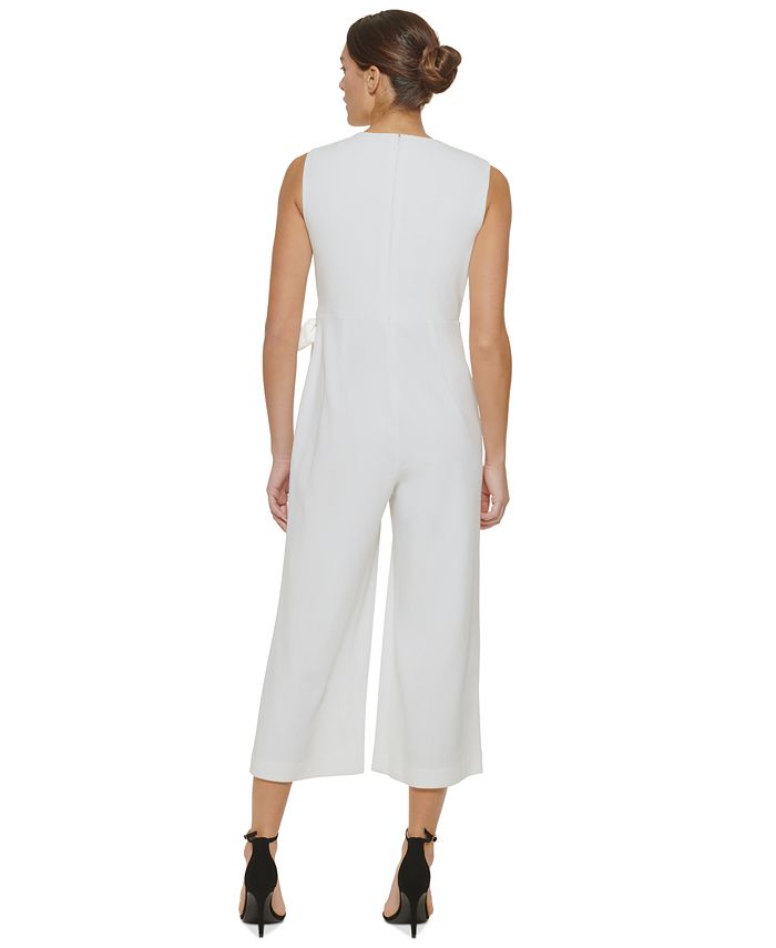 DKNY Women's Sleeveless WrapFront Jumpsuit Macy's