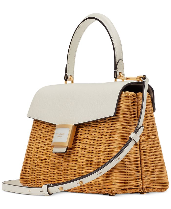 kate spade new york Katy Wicker Small Top Handle Satchel Macy's