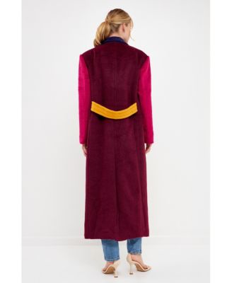 Women's Over Colorblock Coat