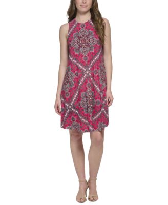 Tommy Hilfiger - Women's Printed Sleeveless Shift Dress