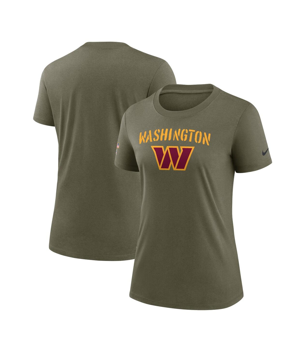 Nike Women's  Olive Washington Commanders 2022 Salute To Service Legend T-shirt