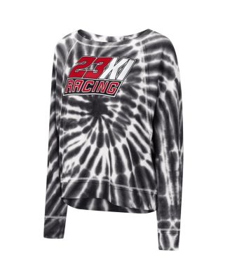 Women's Black 23XI Racing Punt Tri-Blend Long Sleeve T-shirt