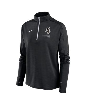 Women's Black Chicago White Sox Pacer Quarter-Zip Top