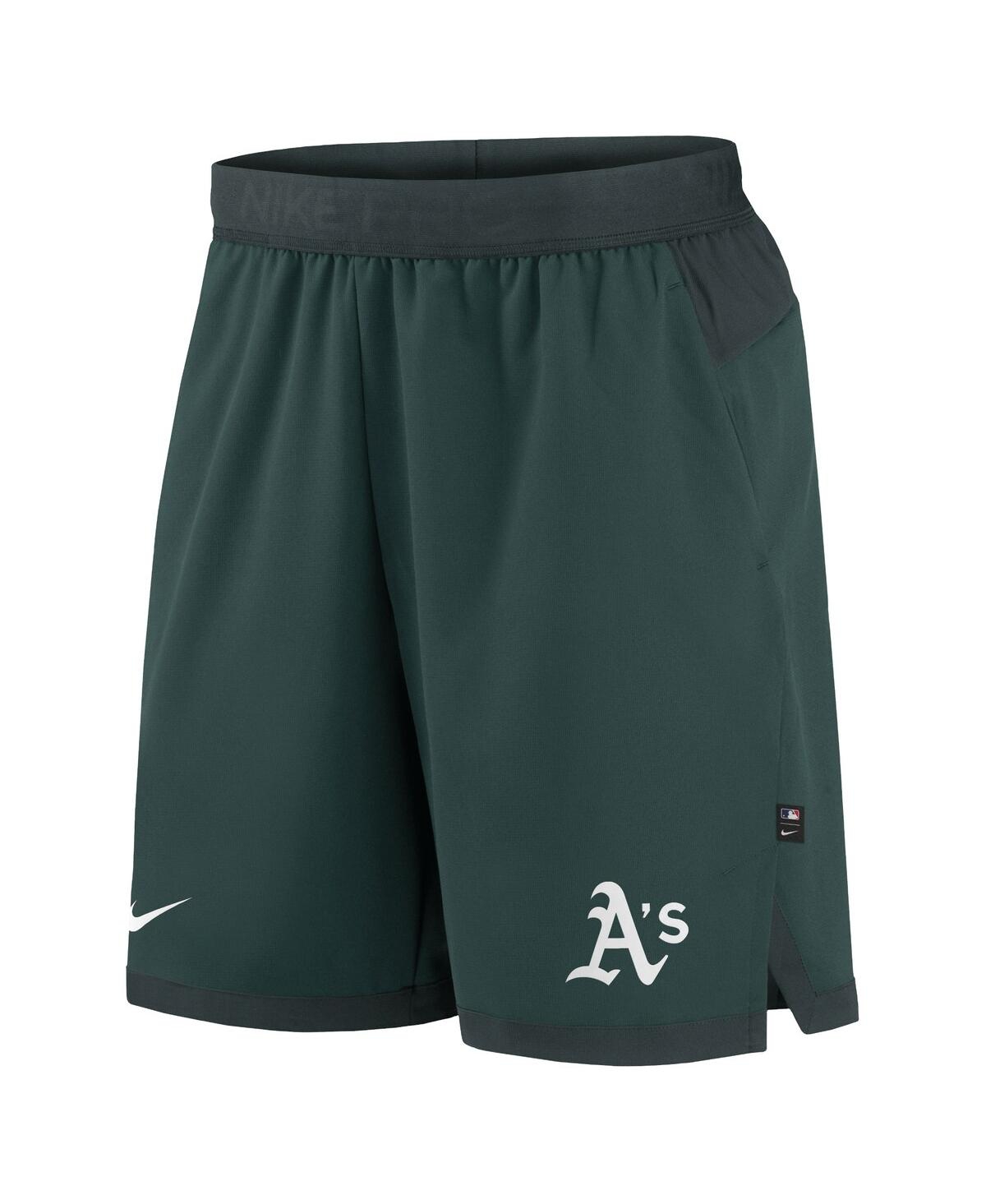 Nike Men's  Green Oakland Athletics Authentic Collection Flex Vent Performance Shorts In Green
