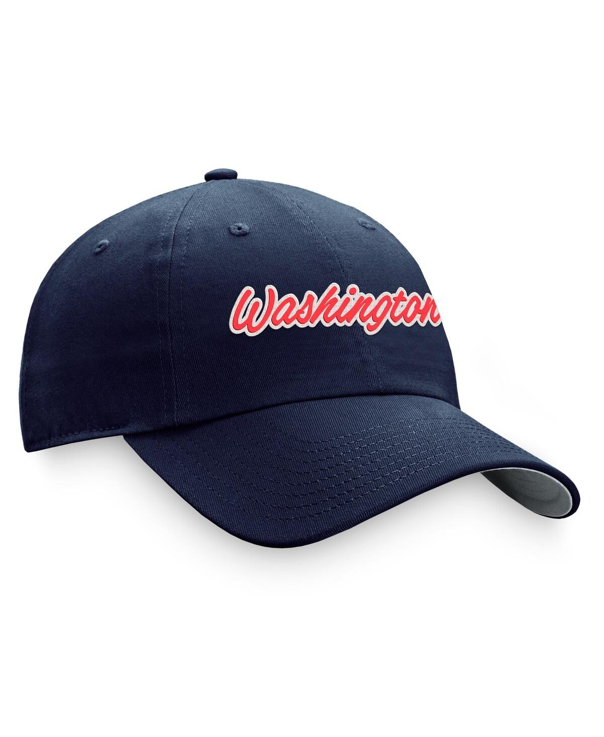 Fanatics Women's  Black Chicago Blackhawks Breakaway Adjustable Hat In Navy