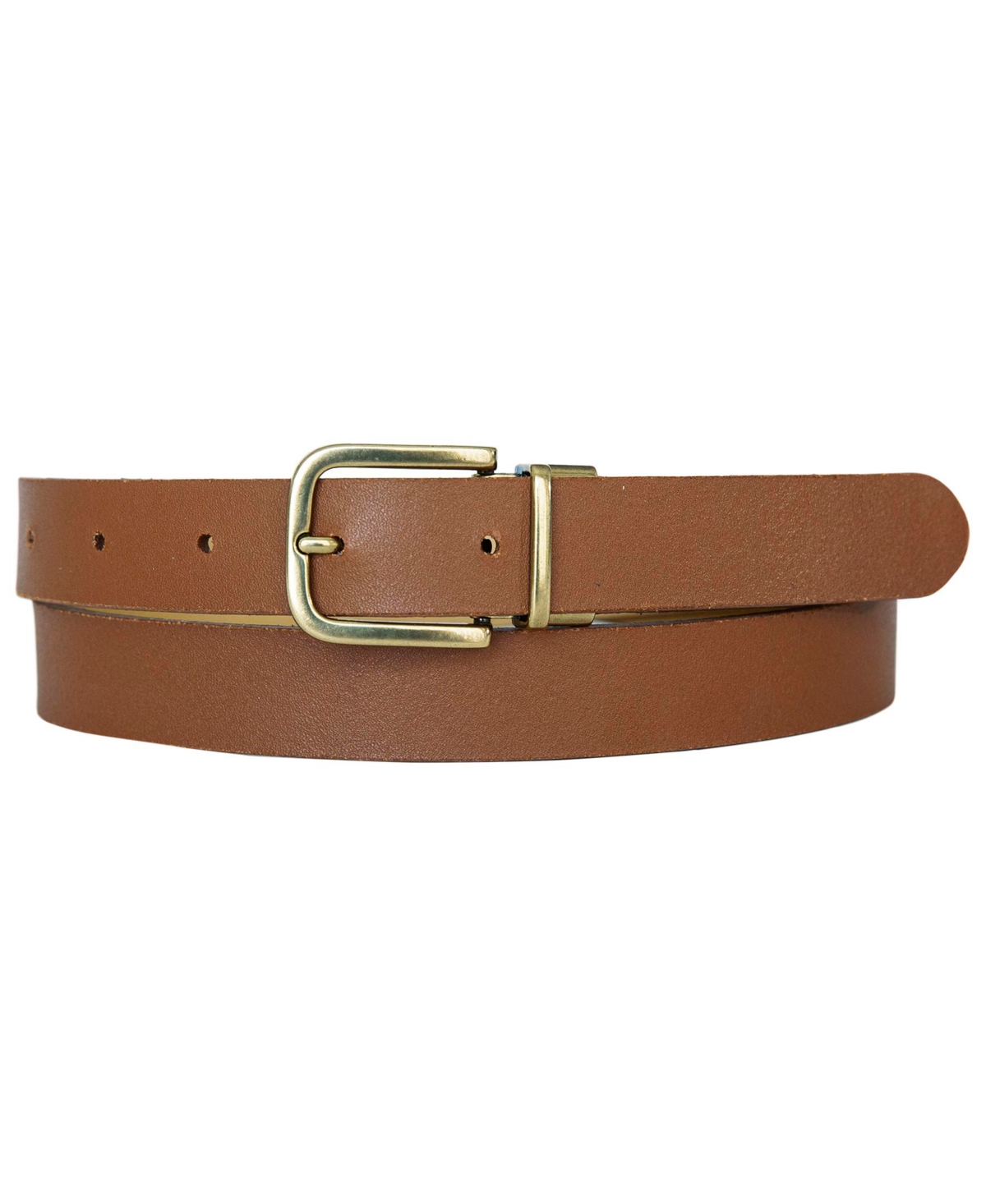 Lucky Brand Smooth Leather Reversible Belt