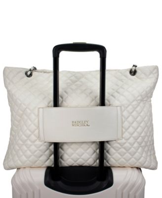 Diana XL Faux Leather Tote Weekender Travel Bag