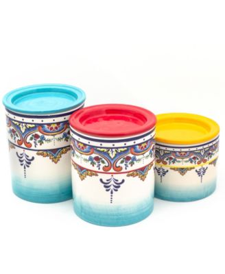 Zanzibar Kitchen Storage Jars, Set of 3