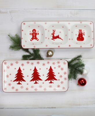 Winterfest Holiday 3-Part Divided Dish
