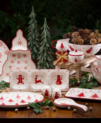 Winterfest Holiday Chip & Dip Tree Platter