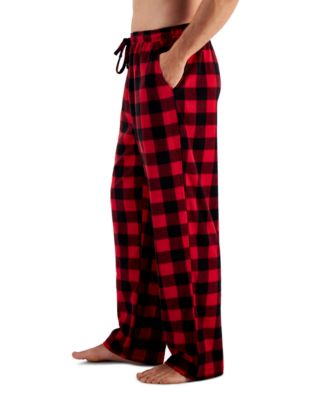 Men's Fleece Pajama Pants, Created for Macy's