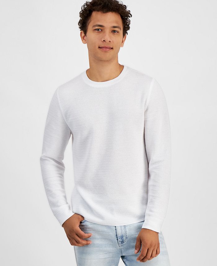 And Now This Men's Regular-Fit Ribbed-Knit Long-Sleeve T-Shirt, Created for  Macy's - Macy's