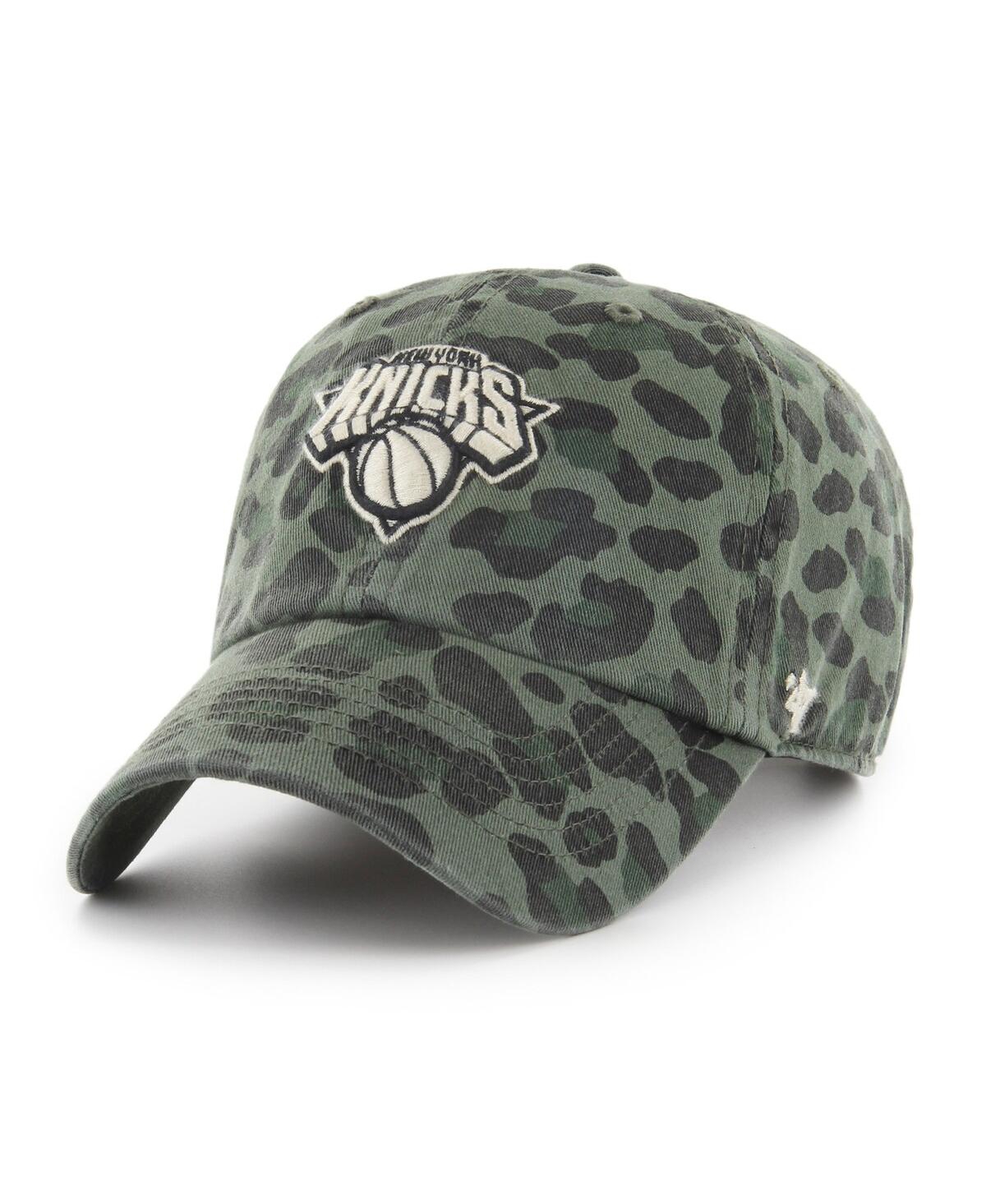 47 Brand Women's ' Green New York Knicks Bagheera Clean Up Adjustable Hat