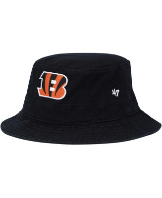 Men's '47 Brand Black Cincinnati Bengals Primary Bucket Hat - Macy's