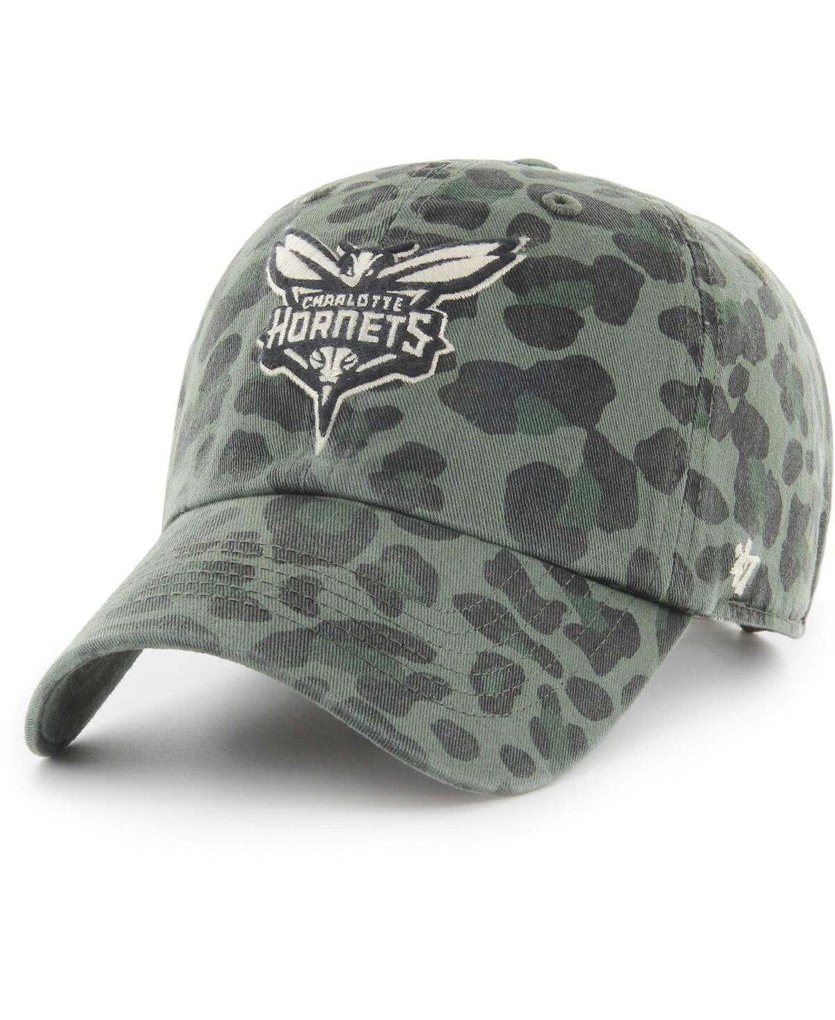 Shop 47 Brand Women's ' Green Charlotte Hornets Bagheera Clean Up Adjustable Hat