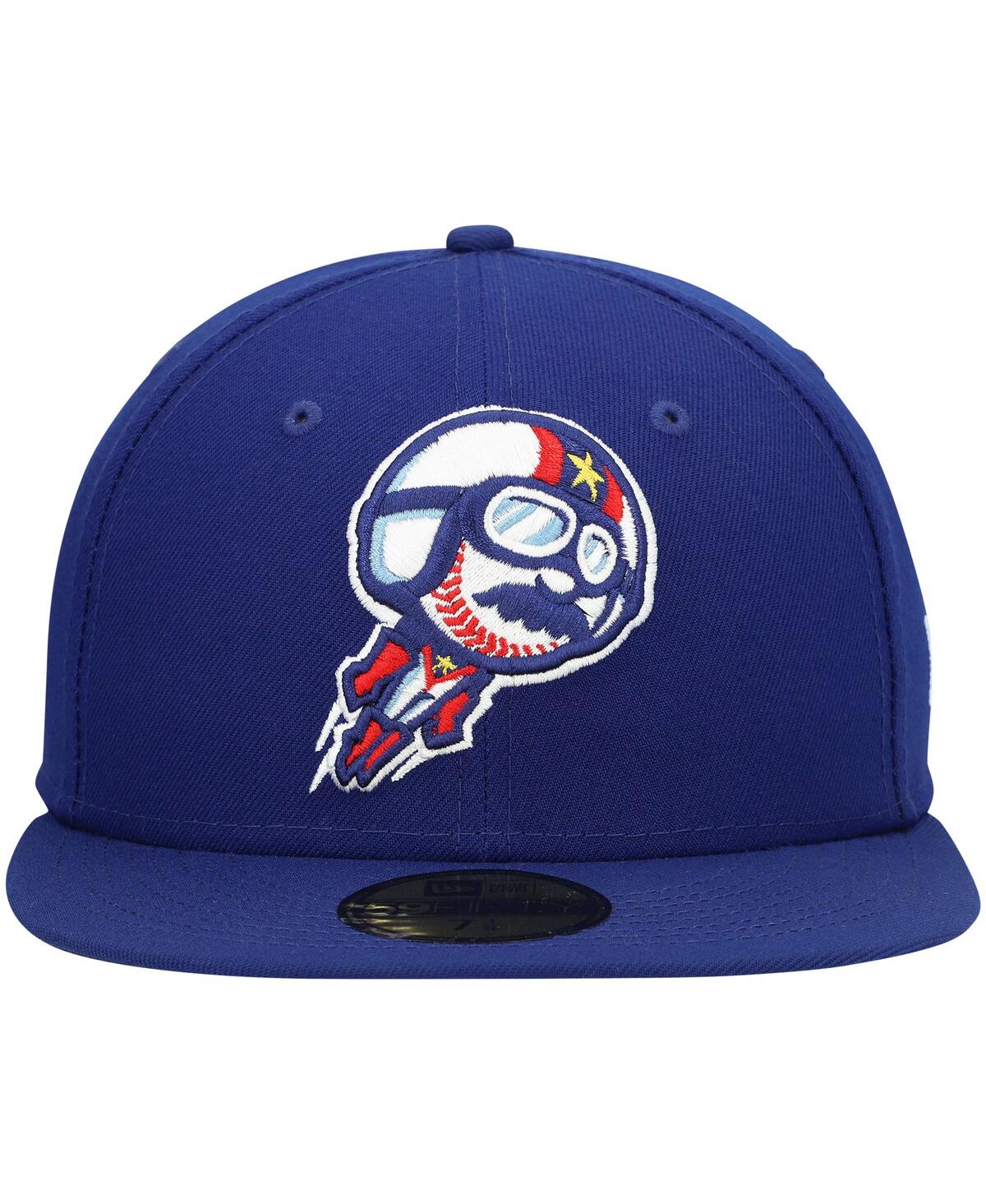 Men's New EraKannapolis Cannon Ballers Authentic Collection Team Home 59FIFTY Fitted Hat - Royal