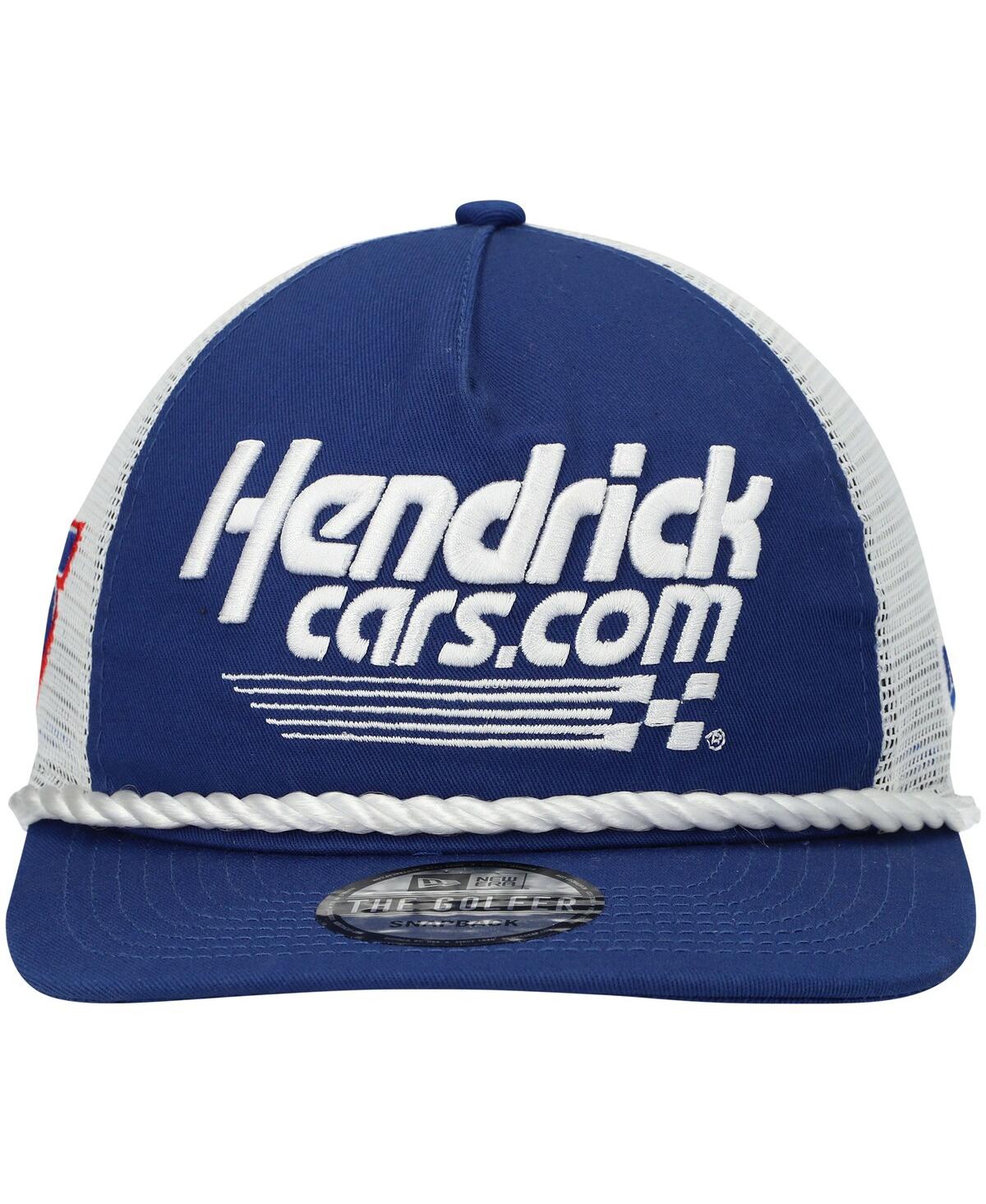 Men's New Era White Kyle Larson Golfer Snapback Hat - White