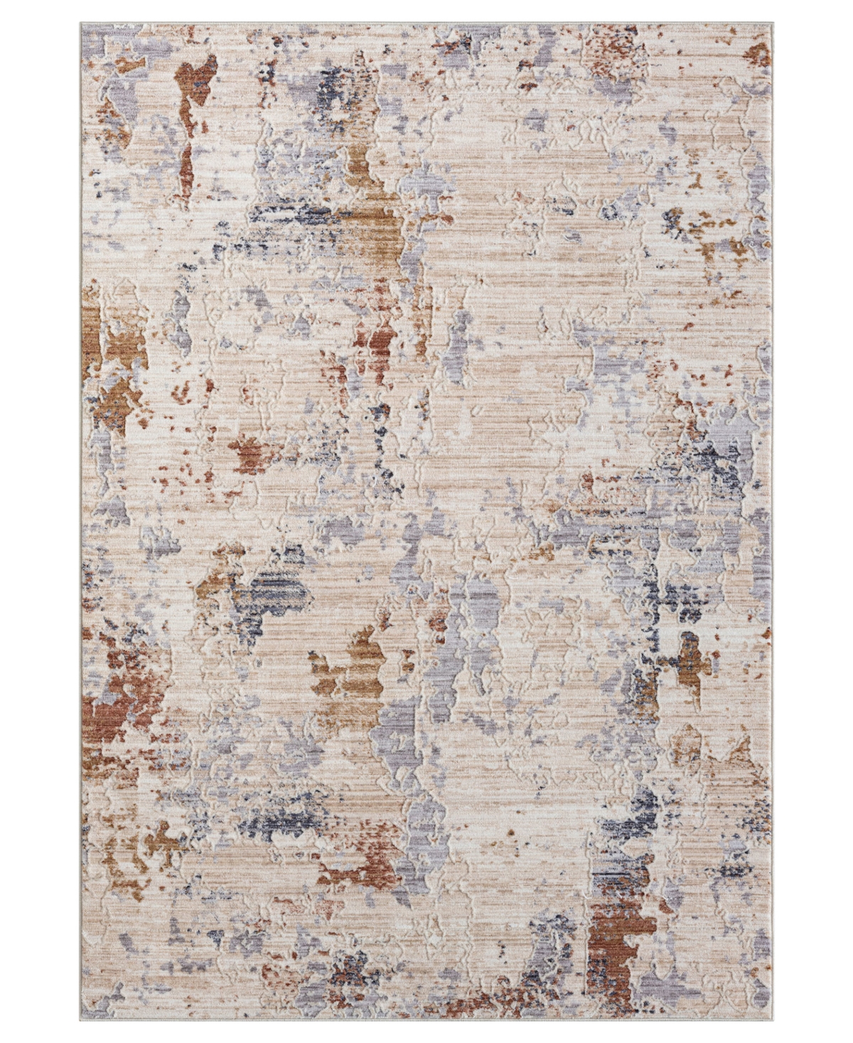 Lr Home Laurel LAURL82305 7'9in x 9'9in Area Rug - Rust