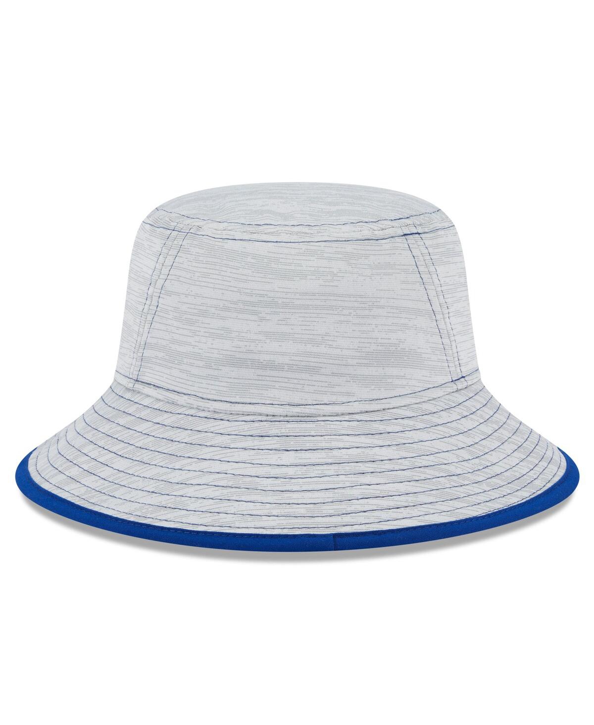 Shop New Era Men's  Gray Chicago Cubs Game Bucket Hat