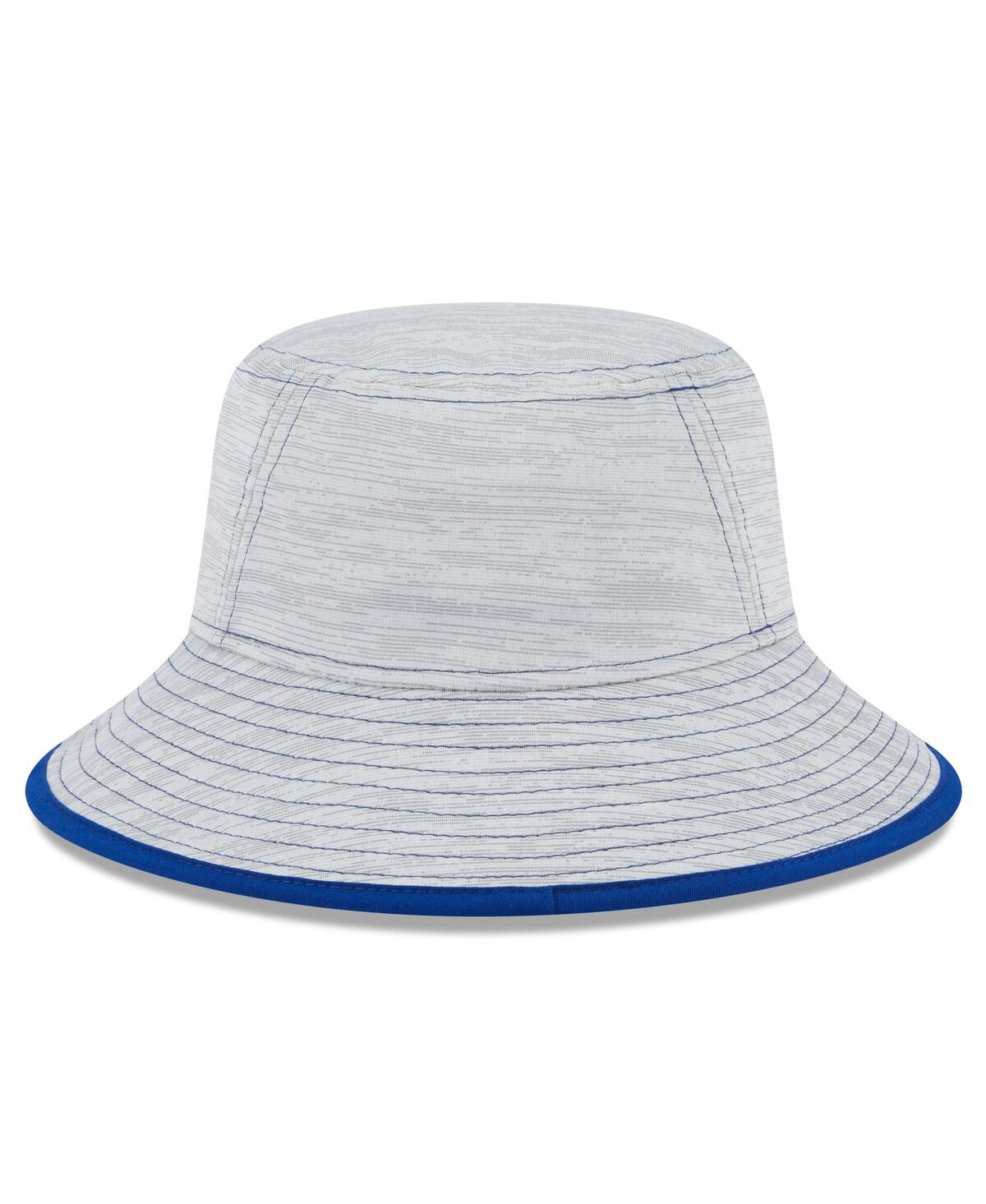 NEW ERA MEN'S NEW ERA GRAY CHICAGO CUBS GAME BUCKET HAT 