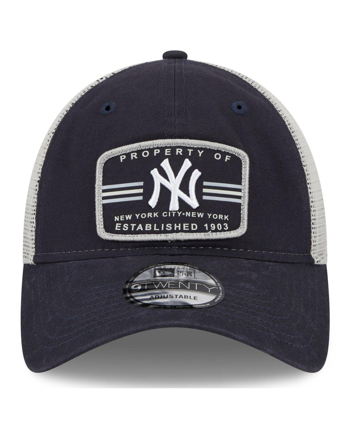 Men's New EraNew York Yankees Property Trucker 9Twenty Snapback Hat - Navy