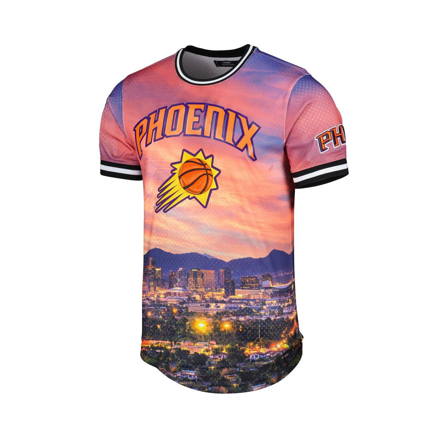 Men's Phoenix Suns Cityscape Stacked Logo T-shirt