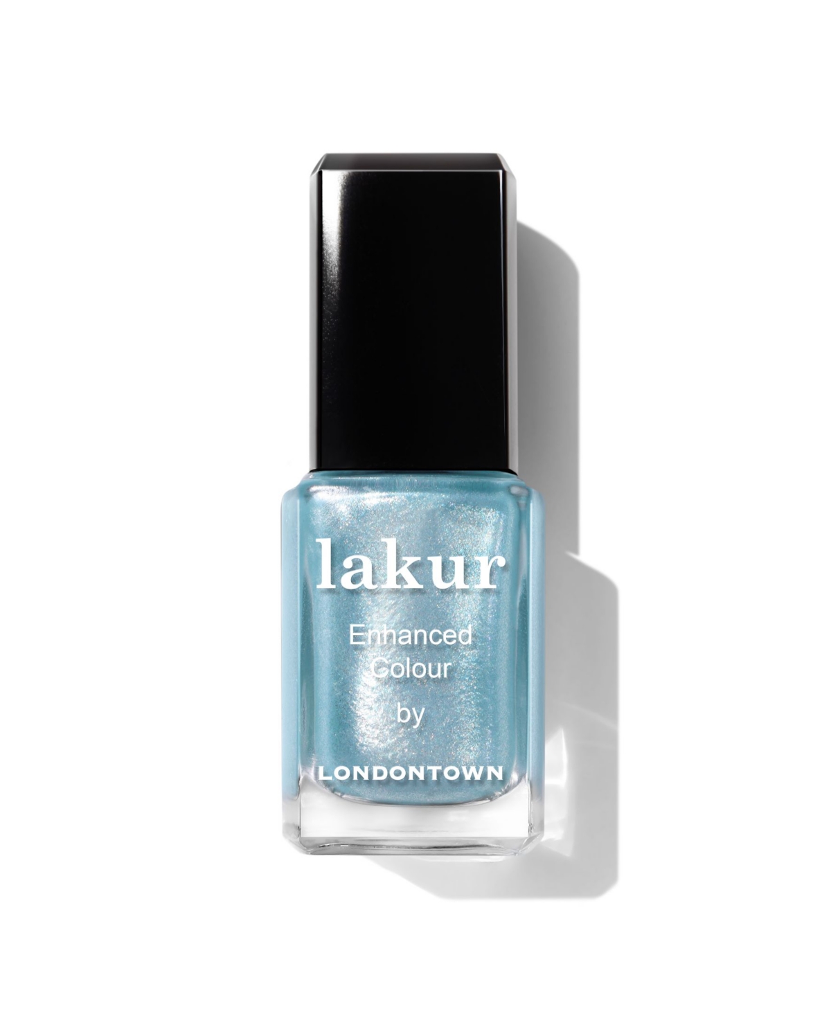 Londontown Lakur Enhanced Color Nail Polish, 0.4 oz In Whipped Blueberry (soft Baby Blue With U