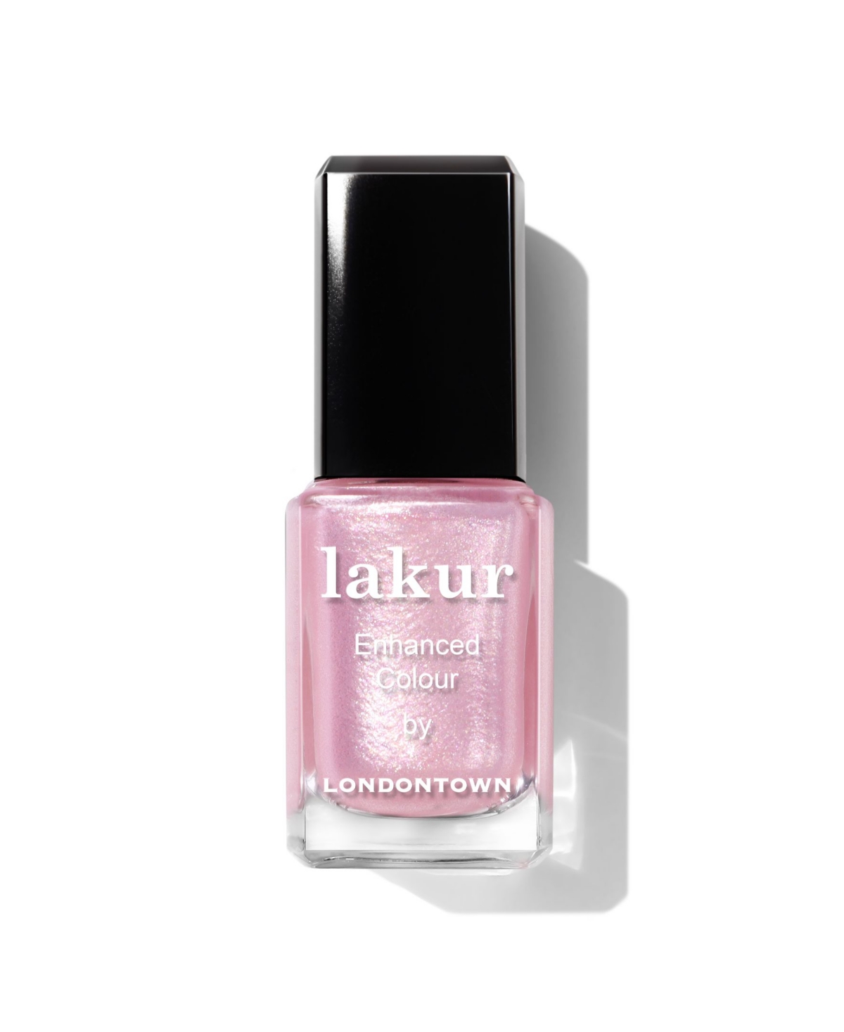 Londontown Lakur Enhanced Color Nail Polish, 0.4 oz In Pink Strawberry (sweet Baby Pink With Ul