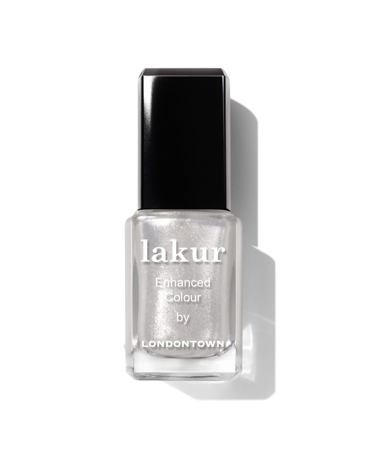 Londontown Lakur Enhanced Color Nail Polish, 0.4 Oz. In Coconut Crush (white Powdered Sugar With