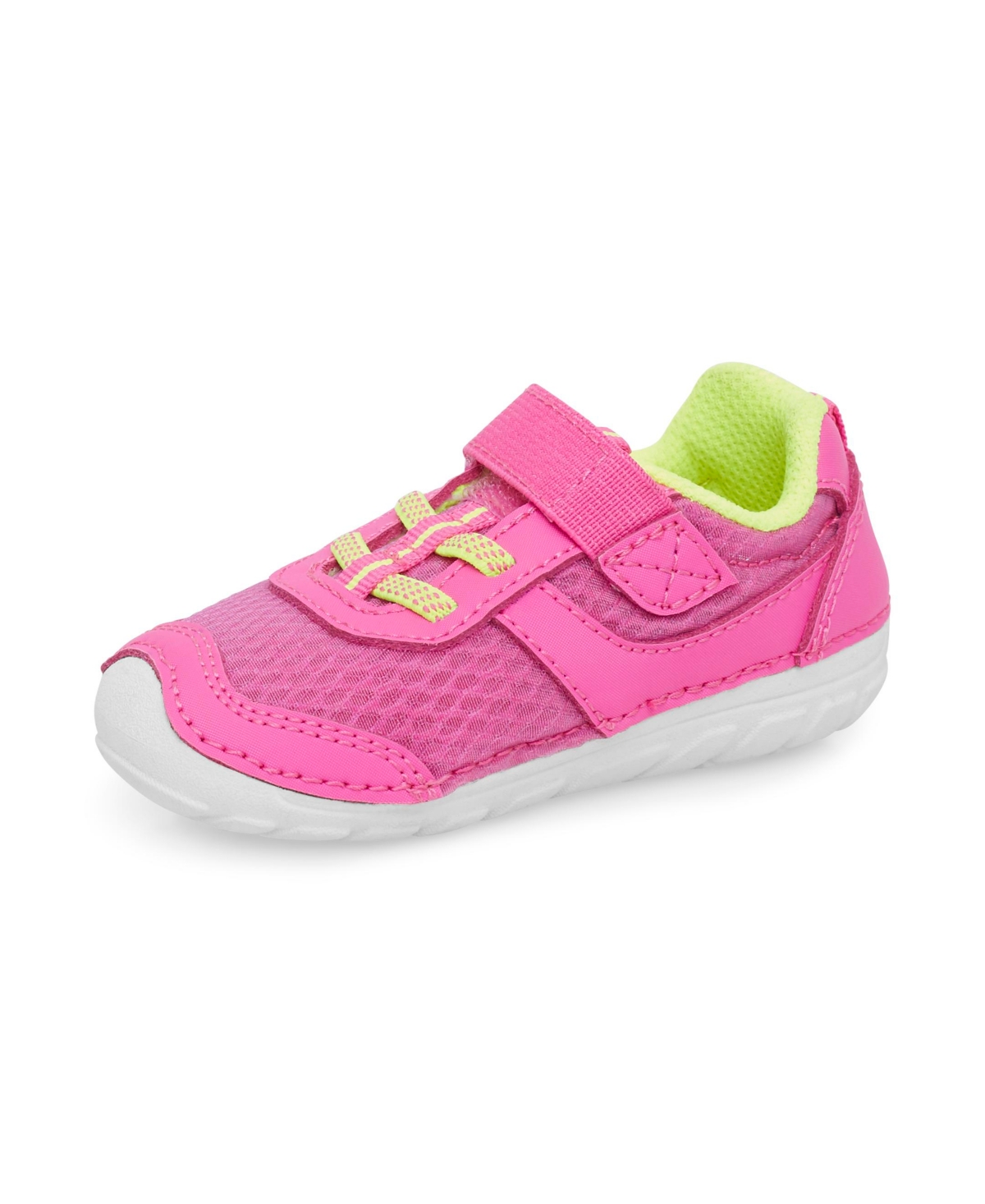 Stride Rite Toddler Girls Soft Motion Zips Runner Leather Sneakers