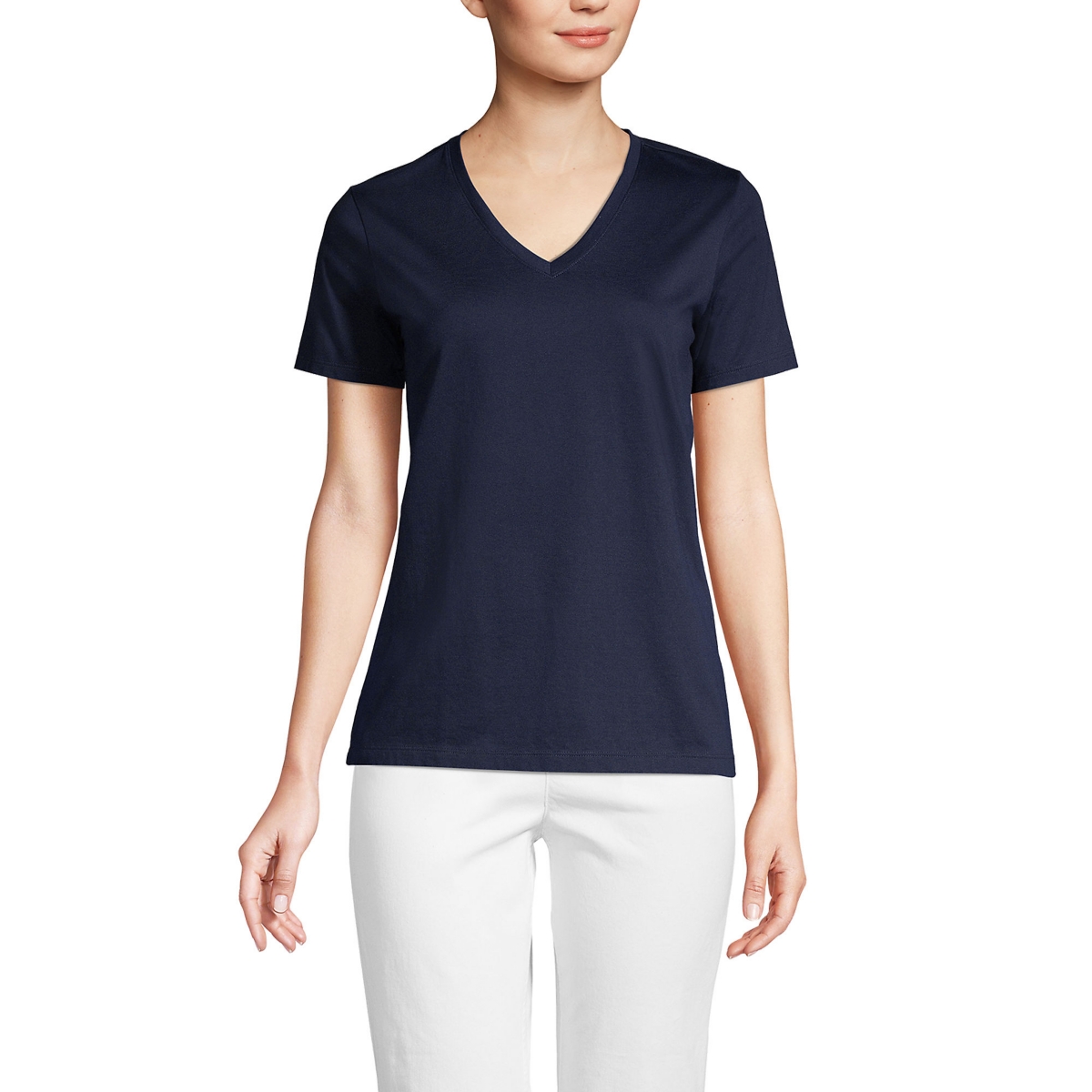 Women's Relaxed Supima Cotton T-Shirt - Radiant navy
