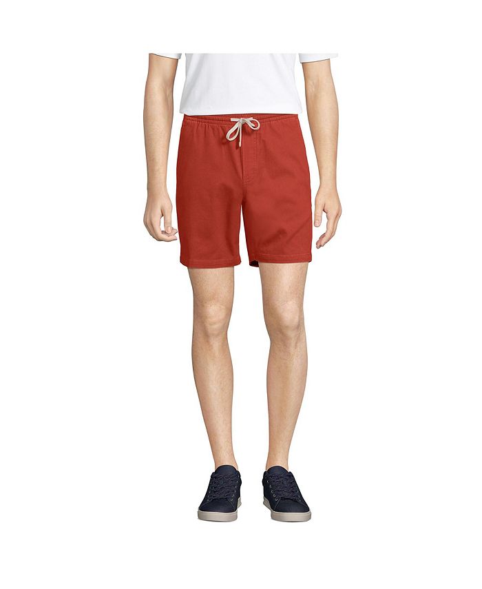 Lands' End Men's 7" Pull On Deck Shorts Macy's