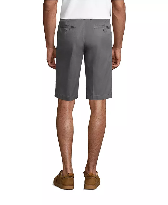Men's 11" Plain Front Blend Chino Shorts - thumbnail 7