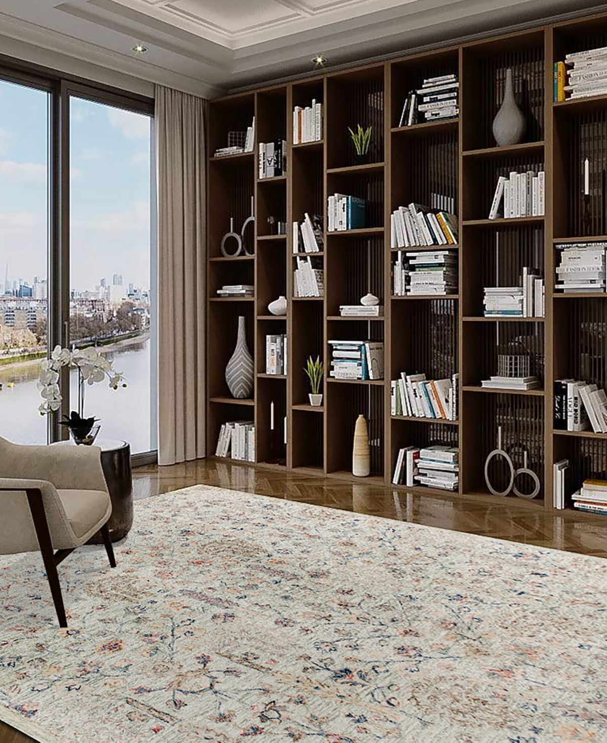 Lr Home Varana Varna-92a 5' X 7'9" Area Rug In Green