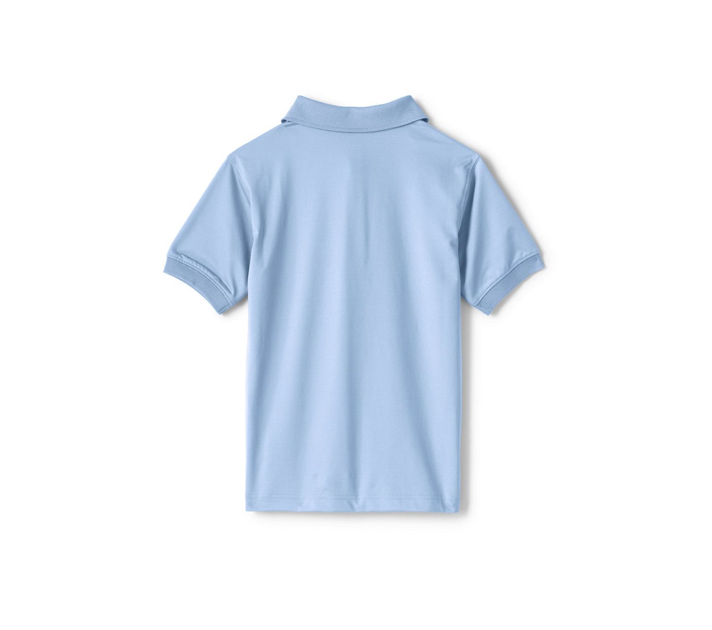 Мужское поло Lands' End Short Sleeve Rapid Dry Polo Shirt, цвет: Синий — фото 3