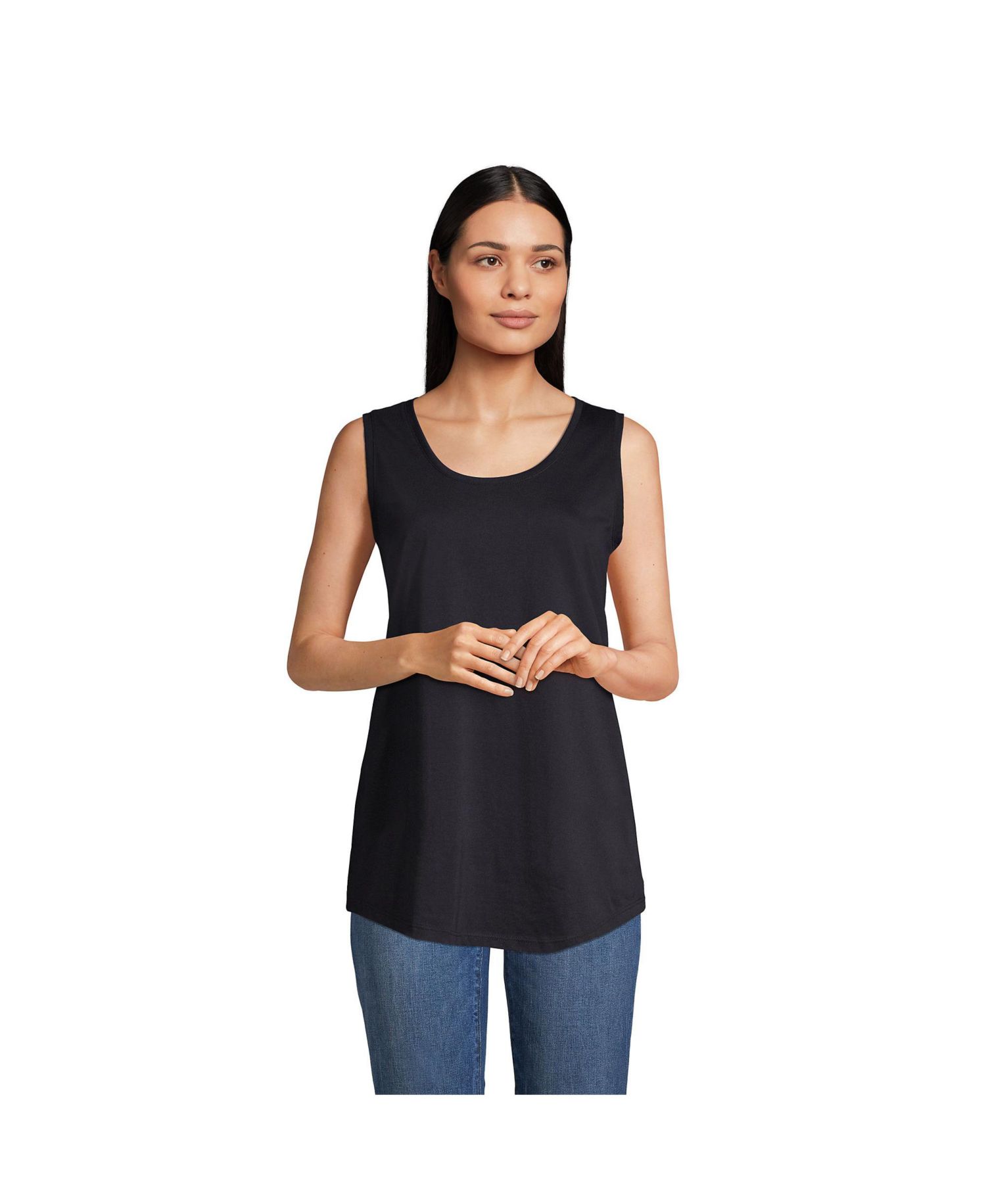 Women's Supima Cotton Tunic Tank Top