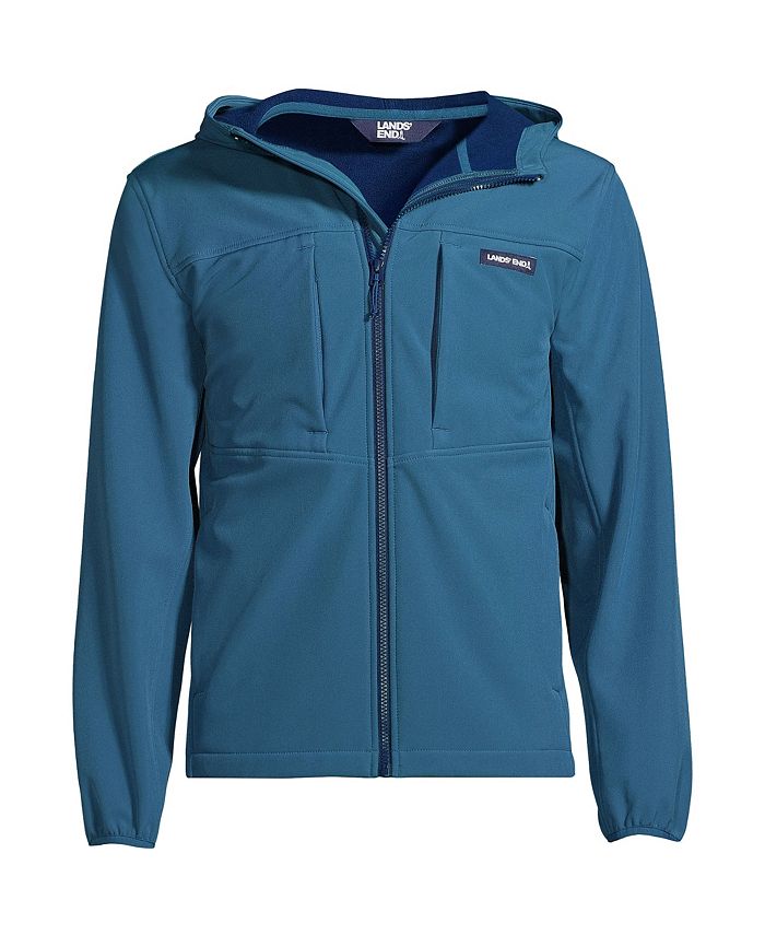 Lands' End Men's Softshell Stretch Fleece Jacket & Reviews Men Macy's