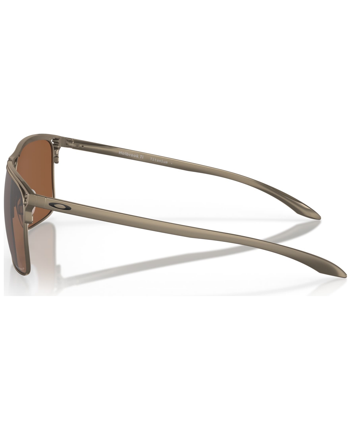 Shop Oakley Men's Polarized Sunglasses, Holbrook Ti In Satin Pewter