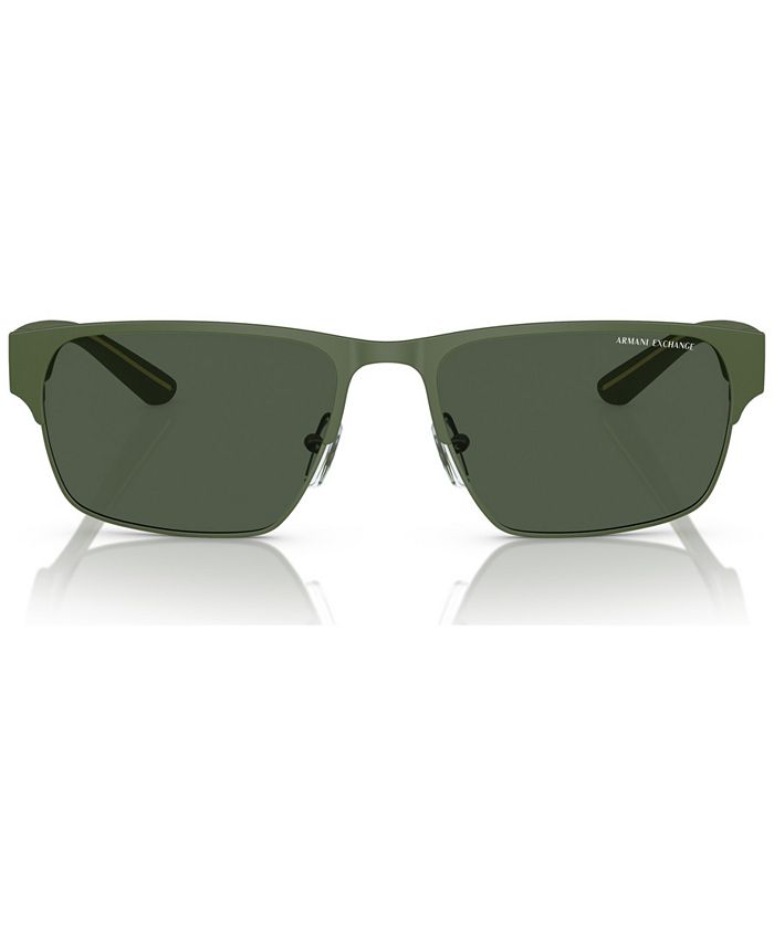 AX Armani Exchange Men's Polarized Sunglasses, AX2046S Macy's