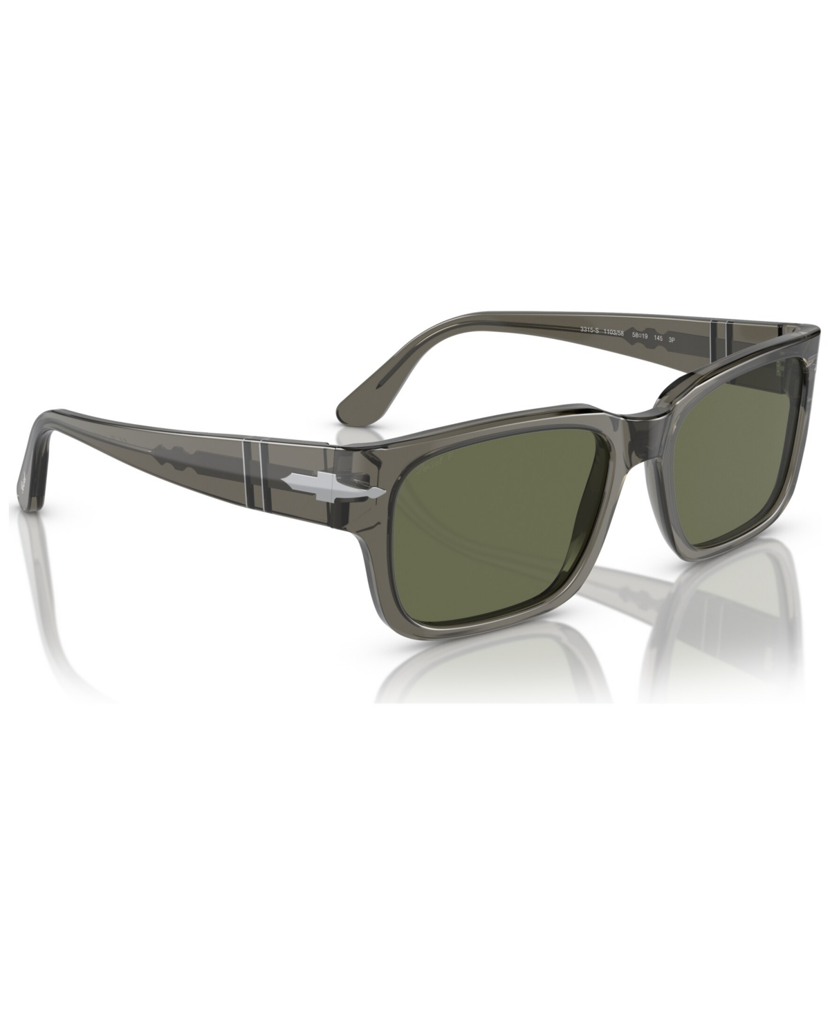 Persol Man Sunglasses Po3315s In Transparent Taupe Gray