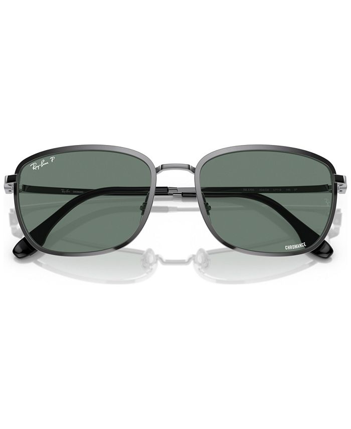RayBan Men's Polarized Sunglasses, RB3705 Chromance & Reviews Men's