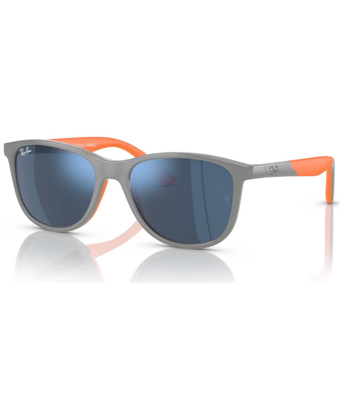 Ray-ban Jr Kids Sunglasses, Rb9077s (ages 11-13) In Gray On Orange