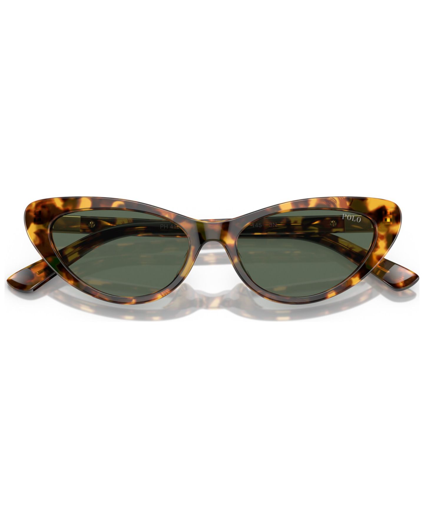 Женские солнцезащитные очки Polo Ralph Lauren Sunglasses, PH4199U54-X, цвет: Блестящий гавана — фото 5