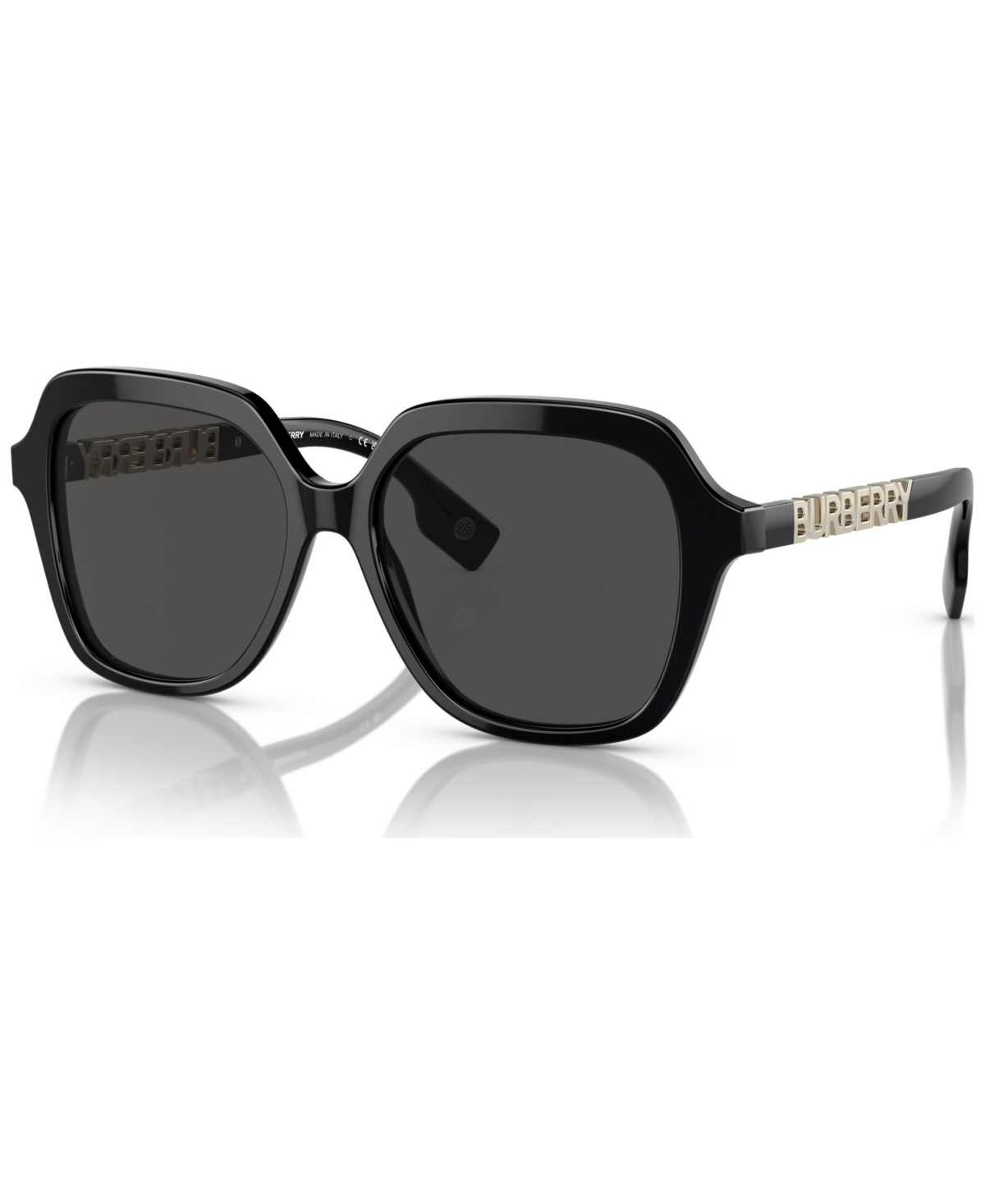 Shop Burberry Women's Joni Sunglasses, Be438955 In Black