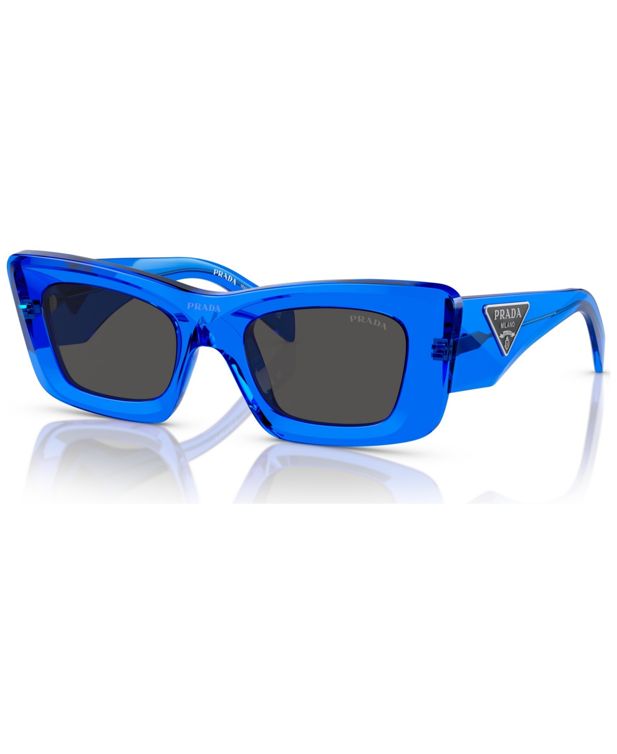 Prada Women's Sunglasses, Pr 13zs In Crystal Electric Blue