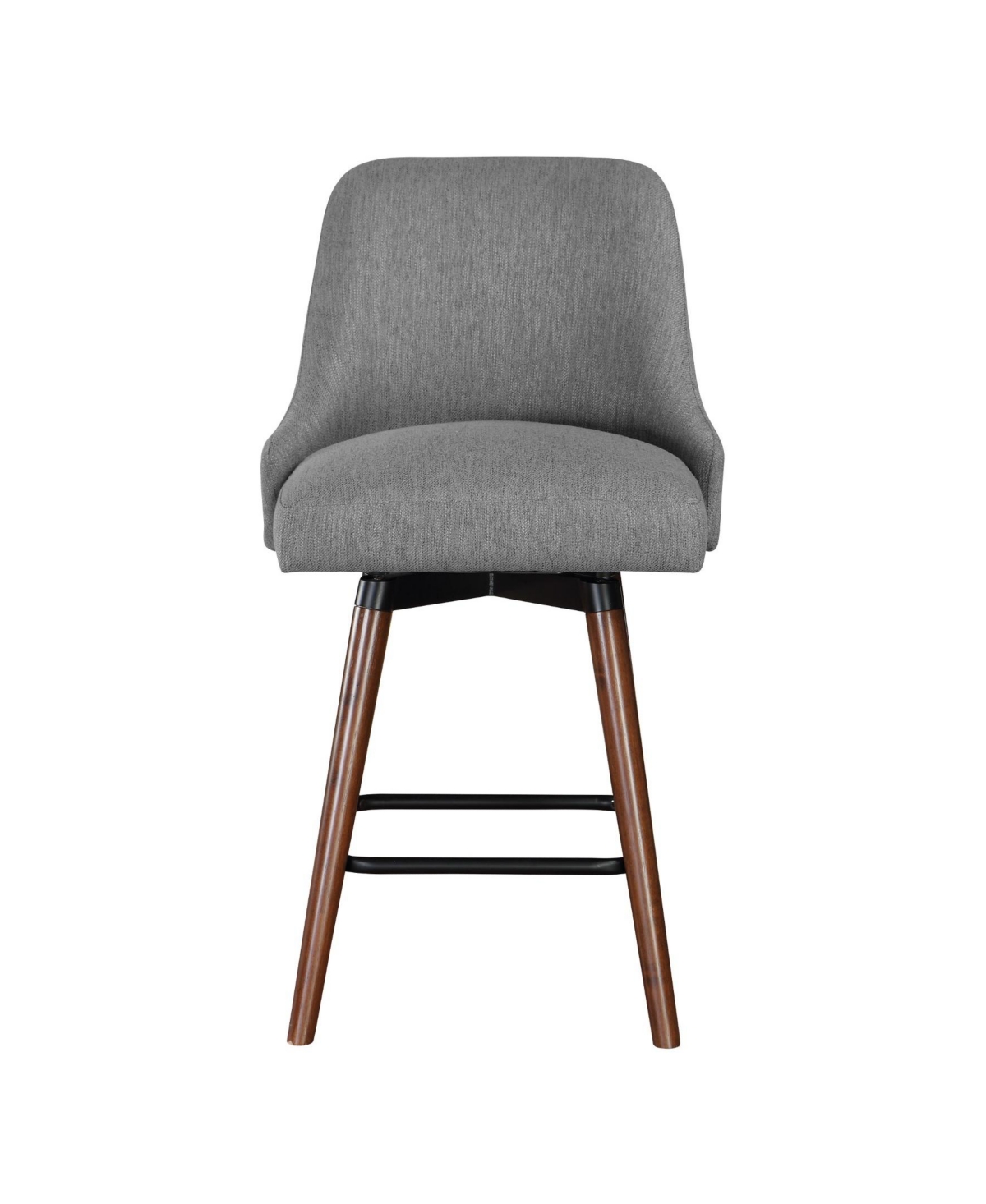 Bagford Swivel Counter Stool with Legs in Fabric - Med Esp