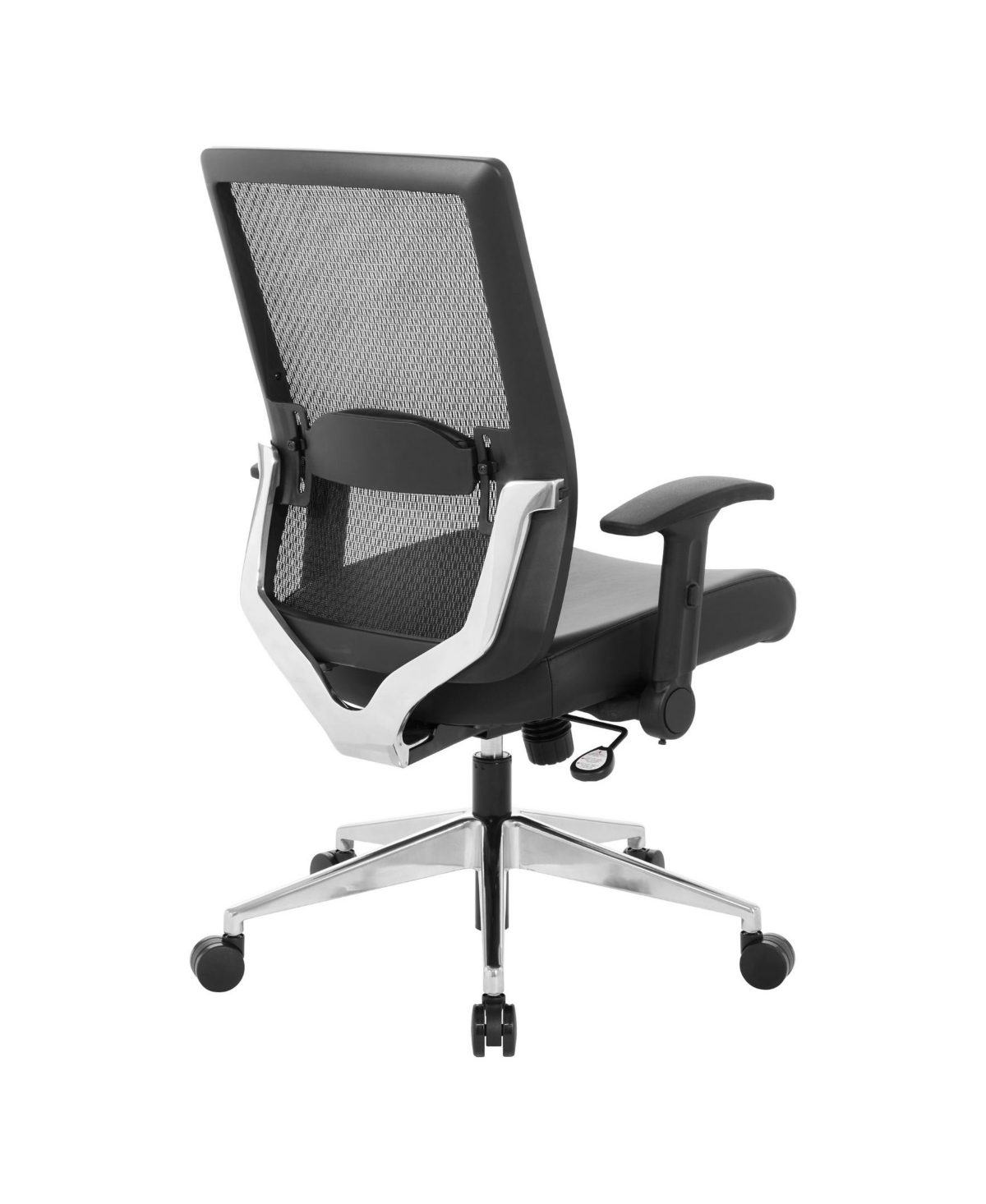 Osp Home Furnishings Black Matrix Back Manager's Office Chair With Dillon Disinfectant Seat In Black