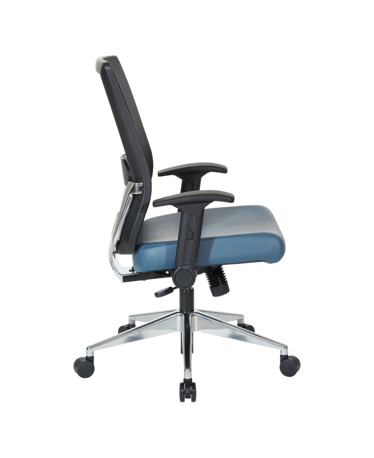 Osp Home Furnishings Black Matrix Back Manager's Office Chair With Dillon Disinfectant Seat In Multi