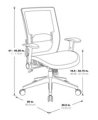 Black Matrix Back Manager's Office Chair with Matrix Seat