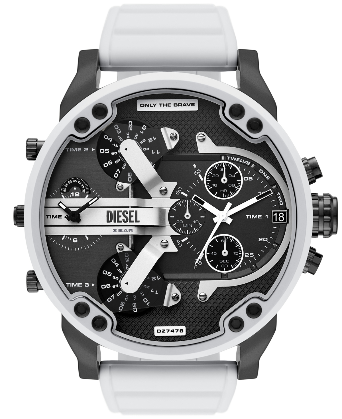 Diesel Men\'s Mr. Daddy 2.0 Quartz Gunmetal Stainless Steel Watch 57mm |  Smart Closet